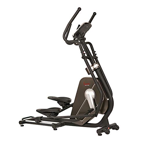 Image of Sunny Health & Fitness Smart Elliptical Machine with Pulse Sensor, Adjustable Resistance with Quiet and Smooth Long Stride Drive System, SunnyFit App Access Optional via Bluetooth and Manual Mode
