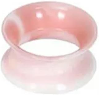 10 Pares de dilatadores de Silicona Finos para oídos, Color Rosa Claro, 12 mm