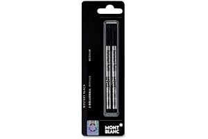 Montblanc Rollerball Pen Refills, Medium Black Ink