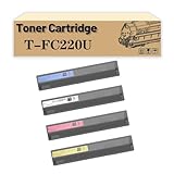 LISTWA Compatible Toner Cartridges Replacement T-FC220U for Toshiba 2520AC Printers, High Yield 38,400 Pages BYMC 4 Pack