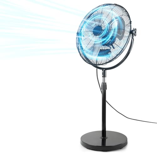 20-Inch Adjustable Metal Pedestal Fan