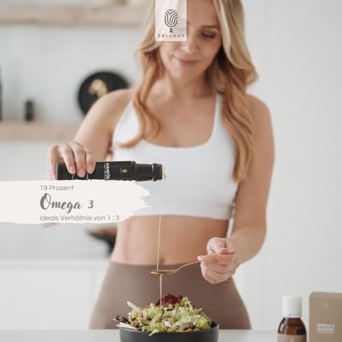 BIO HANFÖL GEKEIMT • ROHKOST • ungefiltert & kaltgepresst • mit 19% Omega 3 Fettsäuren • aus kontrolliert biologischem Anbau • enthält reichlich Vitamin E