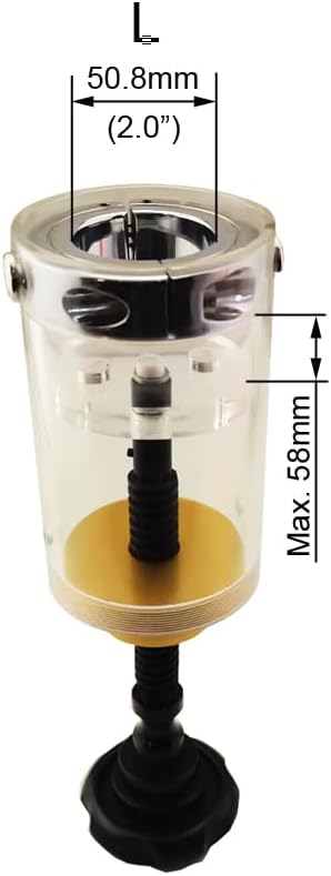 Effective Crusher Cylinder for Men Testicle Stimulation (L)