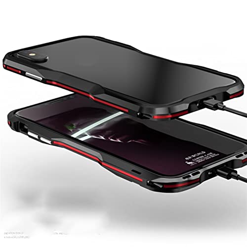 Coque de pare-chocs en métal iPhone 11 cadre aluminium rigide bleu - 3