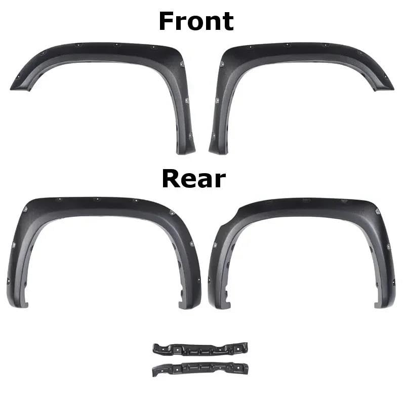 Guardabarros protector contra salpicaduras coche Toyota Tundra 2014 2015 2016 2017 arco rueda 3