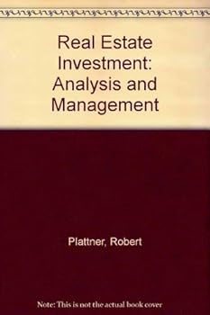 Hardcover Real Estate Investment: Analysis and Management Book