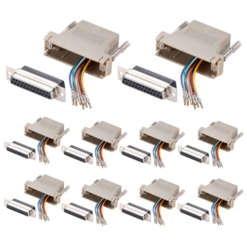 Adaptateur Ethernet DB25 prolongez votre port série 25 broches via câble réseau LAN F/F