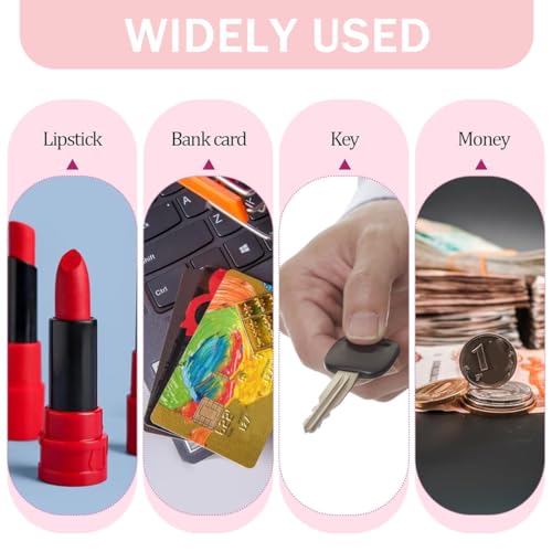 Image of PALAY 2 Pcs Small PU Leather Coin Pouches, Zipper Wallets with Keyrings