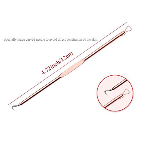 image for DW 4 Pcs Acne Blackhead Removal Set ,Stainless Steel Pimple Spot Needl