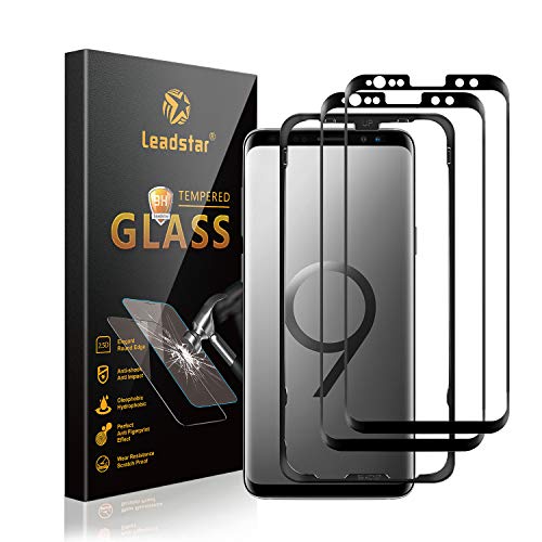 2pack Samsung Galaxy S9 Screen Protector 6D 9H Premium Tempered Glass Sreen Protector for Samsung Galaxy S9（Case Friendly）
