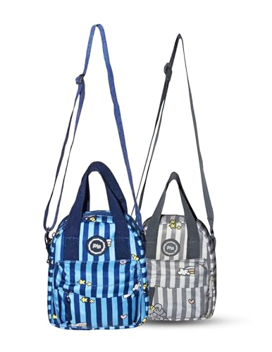 Image of PB Pearlbags Soft Crossbody Shoulder Or Hand Bag or Sling bag Water Resistant Anti Fall Stationery Storage Bag Handbag Clutch Bag Sweet Birthday Gift For 5-10 Years Children Students Girls