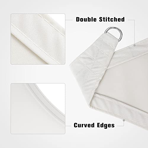 Mr. Cover 7 X 13Ft Rectangle Waterproof Sun Shade Sail For Patio And Deck, Double Stitched, Rip-Resistant & Uv-Block, Beige Color #TOP3