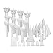 Wilton Set Castello Romantico Set Castello Romantico, Plastica, Bianco,