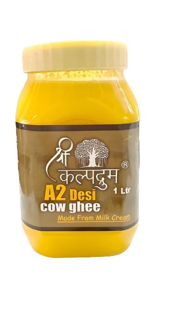 SHREE KALPADRUMA ghee Natural A2 Desi Cow Ghee 1000ML | Pure Cow Ghee for Better Digestion & Immunity| 100% natural (Pack Of 1) (B0CSLK839P) Amazon Price History, Amazon Price Tracker