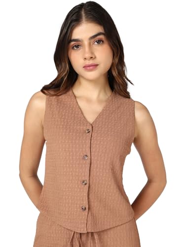 T-shirt sans manches col en V femme coton mélangé taille XL anti transpirant