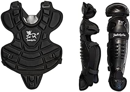 Jadekylin 14" Baseball Catcher Gear Youth Age 9 to 12 (Black)