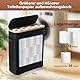 TEHEO 45L Toilettenpapier Aufbewahrung Korb mit Deckel - Klorollenaufbewahrung Groß Schwarz - WC Papier Aufbewahrung Wasserdicht für 18 bis 24 Rollen - Bambus Toilet Paper Organizer