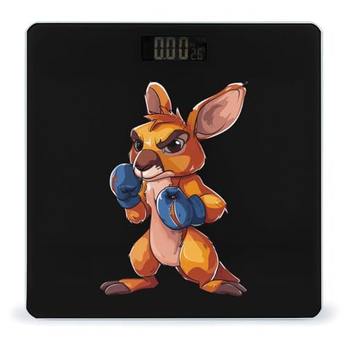 Australian Boxing Kangarooes Scale for Body Weight Bathroom Digital Body Weight High Precision Scale for Home Office