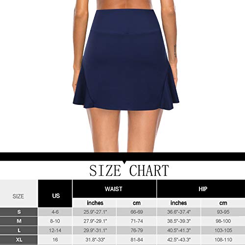 image for FeelinGirl Women's Active Athletic Skort Lightweight Skirt with Pocket