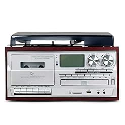 TEAYOC Portable DVD Joueur Vintage Gramophone Retro Disque Vinyle Turntable Lecteur CD phonographe Cassette MP3 USB… - Les Beatles, Paul McCartney, John Lennon, RIngo Starr, George Harrison
