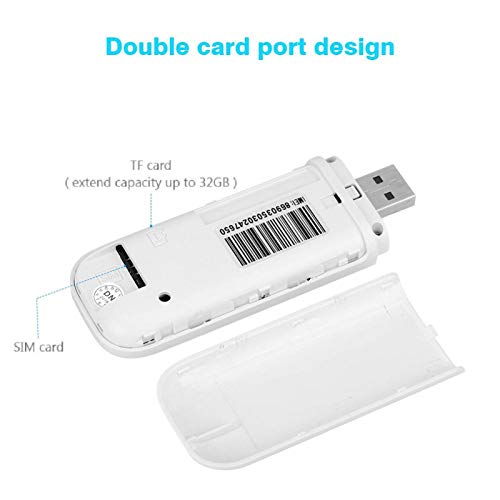 Image of 4G LTE USB Modem Stick Hotspot, 100Mbps Portable WiFi Router Adapter for Car Home Travel, Plug and Play Wireless Hotspot for Laptop PC /Vista /7 /10 Mac OS Linux, Up to 10 User