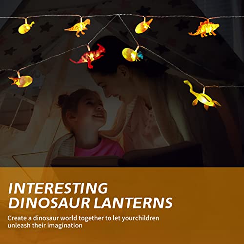 Yeamar Led String Lights,8Ft 12Led Toy Super Fun Dinosaur String Lights,Battery Operated Dino Lights For Indoor Children Bedroom Nursery Decoration #TOP2