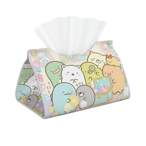 【希少品】すみっコぐらし ほこり ティッシュカバー すみっコぐらし フェイスティッシュカバー（とかげ）（TS0480047
