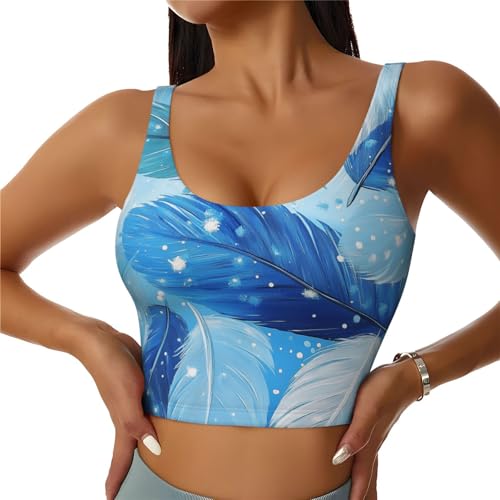 Camiseta deportiva sin mangas Mexpekil de mujer para yoga y gimnasio con cuello en U