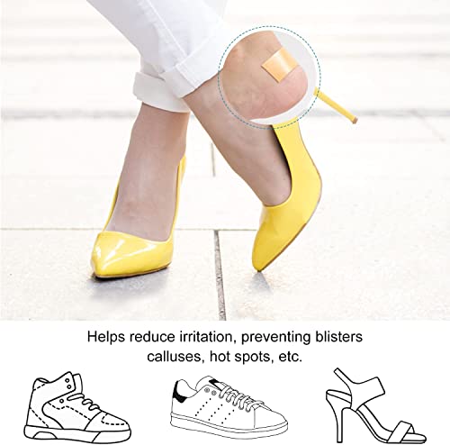 Image of MEXONIC Waterproof Rolls Foot Care Sticker Heel Grip Tape Hand Foot Care Protector Anti Slip Feet Pad Heel Insole Cushion Shoe Insert for Skin Tape Bandages for Friction on Feet,Toes, Hands, Shoes(3)