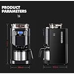 QJRGUY American Home Small Intelligent Automatic Drip Bean Powder Dual-use Coffee Machine - Image 2