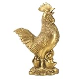 Décoration de coq : ce coq décoratif est un complément parfait pour la décoration extérieure et intérieure, figurine de poulet