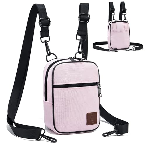 Image of LVYOUME Convertible Crossbody Bag for Men /Women,Adjustable Waist /Shoulder /Backpack with 2 /3 Strap,Everyday Essentials Carrier