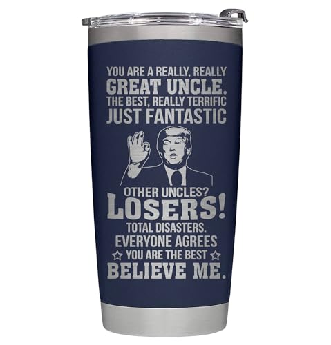 AWTHATMAZING Gifts for Uncle on Christmas from Niece - Funcle Great Tumbler for Fathers...