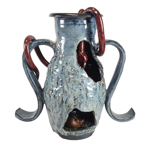 Image of Amaco Potters Choice Hi Fire (Cone5-6) Glaze - Pint # PC-23 -Indigo Float