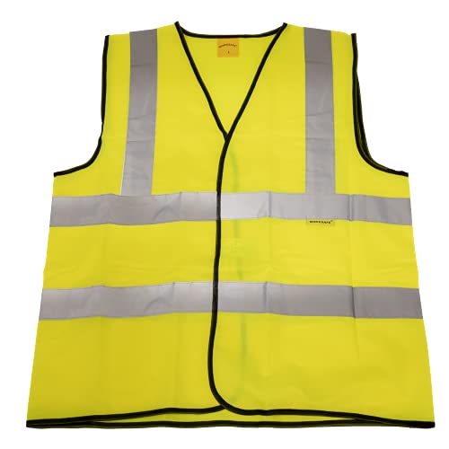 Worksafe Gilet haute visibilité (utilisation sur route et site) Jaune - Taille M - 9804M Cover