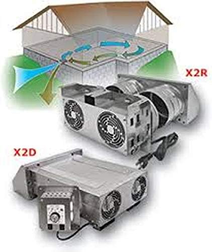 Tjernlund X2R Remote Mount Xchanger Reversible Basement Fan
