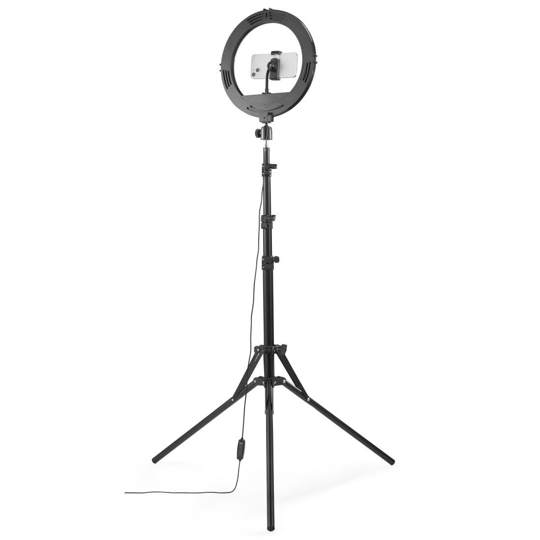LED-Ringleuchte Spotlight Steady 120 III, Ringlicht-Stativ für Handy, 12"