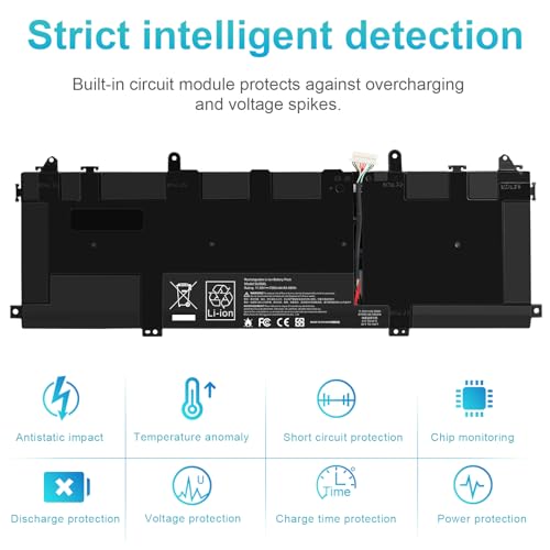 Image of ASUNCELL SU06XL L29184-005 Battery for HP Spectre X360 Convertible 15-df0013dx 15-df1043dx 15-df0033dx 15-df1033dx 15-df1045nr 15-df0069nr 15t-df000 15-df0xxx 15-df1xxx 15-DF 15T-DF Series SU06084XL