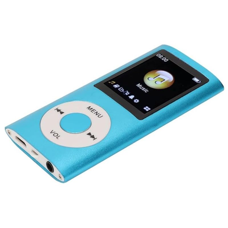 Image of 𝟏𝟎 𝐘𝐞𝐚𝐫𝐬 𝐖𝐚𝐫𝐫𝐚𝐧𝐭𝐲 - Portable MP4 Music & Video| QuickButtons, Shuffle /RepeatLossless Audio,| Best Mini Mediafor Sports,Memory Card not Included