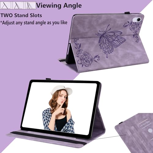 Protection Samsung Galaxy Tab A 10.1 2016 SM-T580 étui cuir PU violet - 2