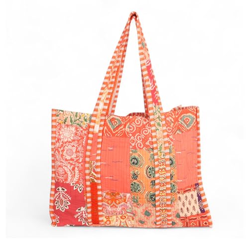 Bolso Tote Acolchado Vintage Mujer Treen Art miniatura 1