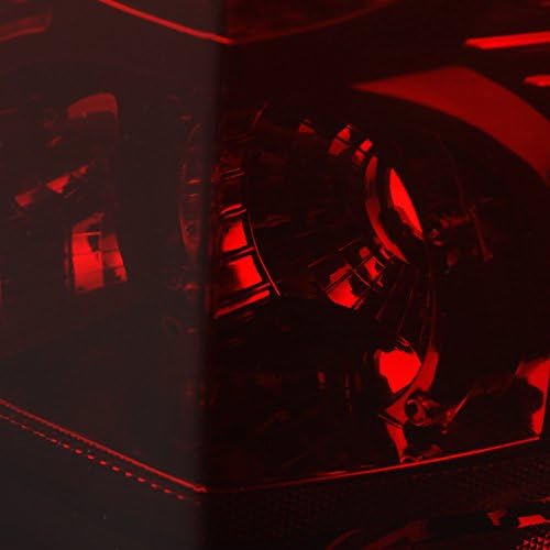 AKKON - For Jeep Commander SUV Dark Red Tail Lights Repalcement Driver Left + Passenger Right Side Pair Set