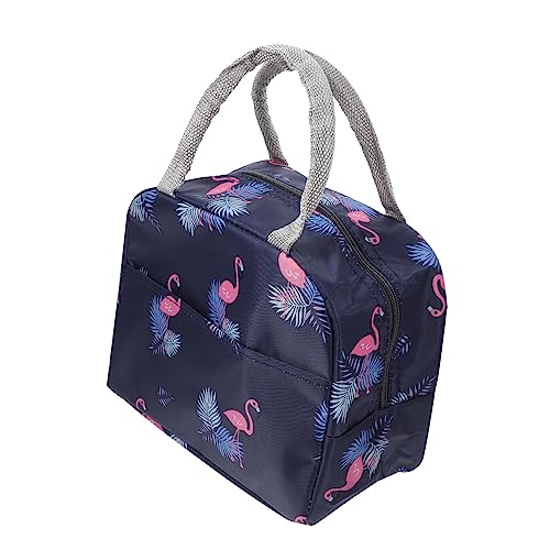 MAGICLULU 1 Pc bolsa de almuerzo bolsas bolsa de trabajo bolsa de mensajero bolsa de lona bolso de mano bolsa de oficina sencilla bolso estampado de moda Bolso impermeable papel de aluminio