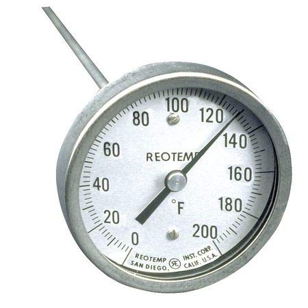 A36p 0-200 F Bimetal Thermom, 3 In Dial, 0 To 200F by Jur_Global