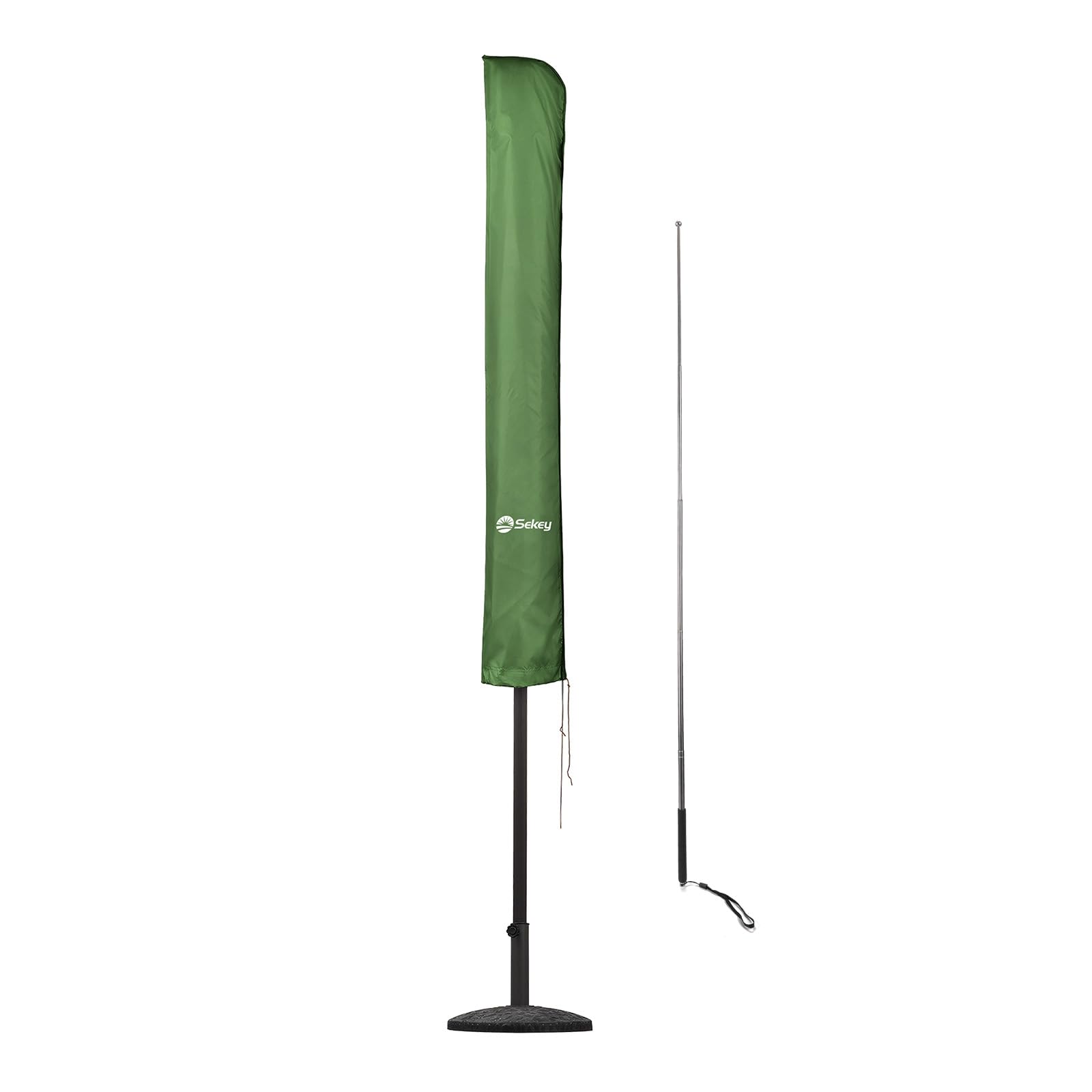 Sekey Premium Protective Cover for 300 cm Parasol | With Mounting Rod & Zip (175 x 30.5/36.5 cm) - Waterproof, UV 50+