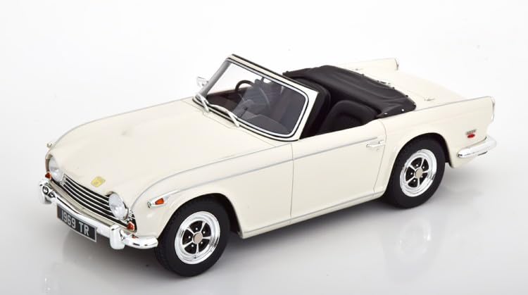 Amazon.co.jp: Cult Scale 1/18 Triumph TR5 P.I. Roadster 1968 White