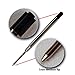 Jaymo Replacement for Parker 1950369 and Bastion - Measures 3.875 in / 98 mm Long - G2 Ballpoint Pen Refill - 6 Black