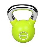 agyh kettlebells kettlebell in ghisa, manubri per allenamento con i pesi per uomini e donne, custodia in plastica antiscivolo mute, 4 kg/6 kg/8 kg/10 kg/12 kg/14 kg/16 kg/18 kg/20 kg (dimensioni: 6 kg