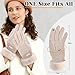 Omtofo Handschuhe Damen Winter, Touchscreen Handschuhe Warme Winterhandschuhe Damen mit Thermo Fleecefutter Gefütterte für Outdoor Kaltes Wetter, Geschenk, Khaki