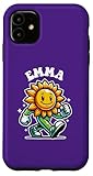 Photo Gallery custodia per iphone 11 emma - simpatico motivo girasole per ragazze, nome emma Photo Gallery custodia per iphone 11 emma - simpatico motivo girasole per ragazze, nome emma